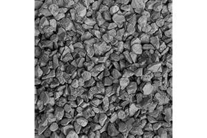 CENTRO NATURA & PET SHOP Granulato Decorativo Ghiaia Sassolini per Esterno e Giardino Colore Grigio Cenere Granulometria 8-12mm Confezione 25kg