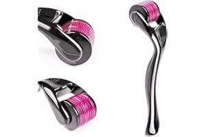 SANDINE SILKY SKIN 0.5 Microneedle Dermaroller - Mikronadel Derma Roller - Titan Needle Dermaroller Gesicht -540 Micro Needle Hautpflegesystem -Ideal umIhre Haut Jung und Strahlend zu Halten - Sandine