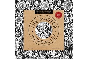 ‎THE MASTER HERBALIST Duftende Schubladeneinlagen von The Master Herbalist im William Morris-Design | | Packung mit 5 Blättern (GEFALTET) | Hergestellt in Großbritannien (Schwarz | Sandelholz)