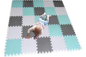 MQIAOHAM® 25 pezzi bambini giochi in schiuma per bambini tappetino ad incastro gioca a tappetini puzzle tappeto in schiuma G301025-101108112