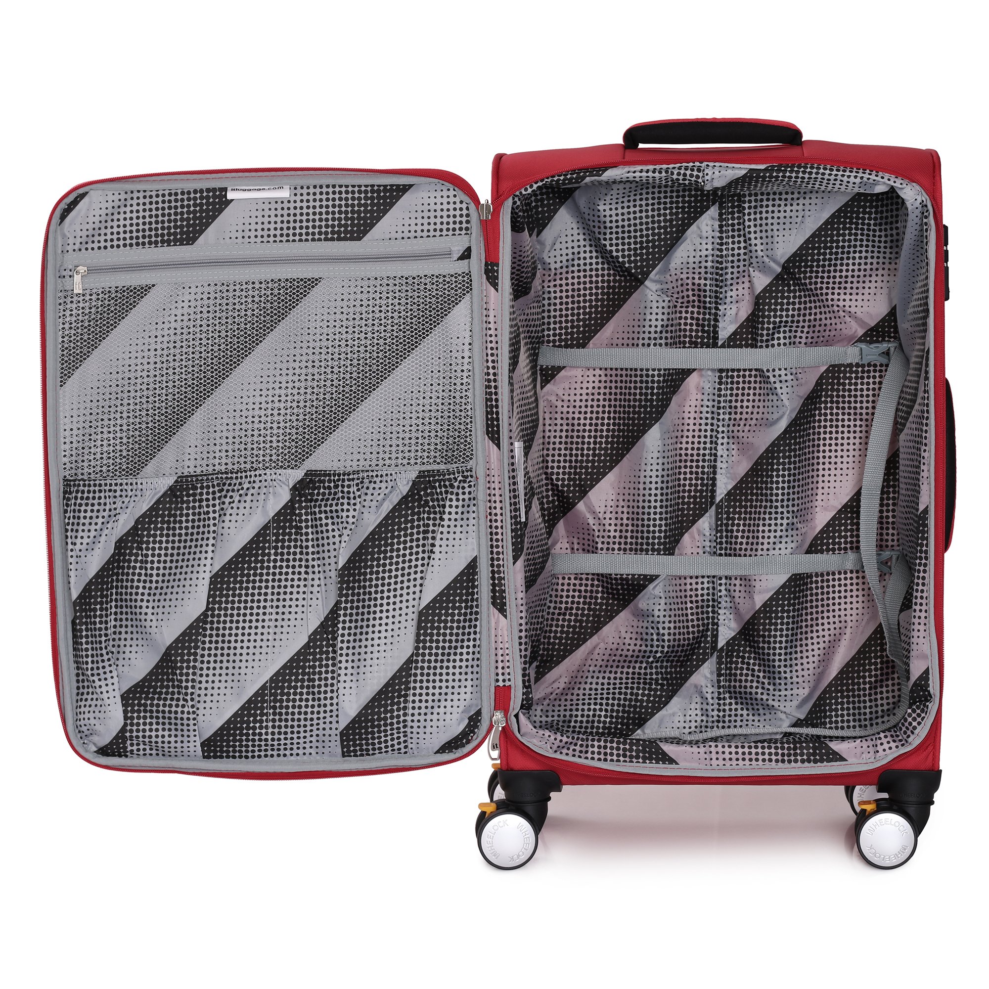 I I it luggage Lockdown 8 Wheel Lightweight Semi Expander Suitcase