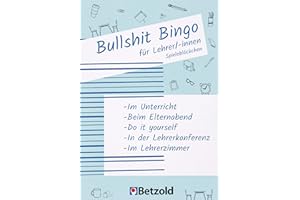 ‎BETZOLD Betzold - Bullshit Bingo Game Blocks - Funny Gift Idea Teachers