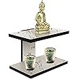 Dime Store Engineered Wood Wall Shelf for Home Decor Items Wall Shelves for Living Room(Standard, White)