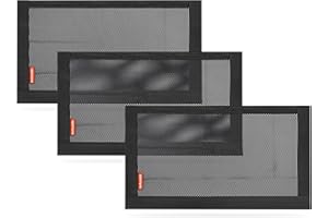 ‎TRUNKEXPERT TrunkExpert, Nano Mesh Bag with Velcro Universal Trunk Mesh Bag, 50cm x 30cm Organizer Bag, Car Mesh Bag with Strong Velcro Strips for Car, Trunk, Luggage Net, Pack of 3