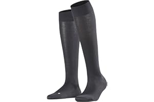 FALKE Damskie Energizer Skarpety z kompresją nieuciskający pas na długie podróże siedzenie oddychający regulujący klimat zatrzymujący zapachy zrównoważony modal 1 Para