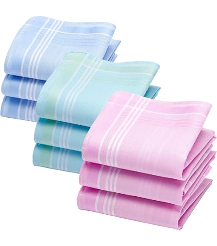Fazzoletti Da Tasca Donna 100% Cotone - Bianco Con Bordo In Pizzo - 25x25cm - Foto 3