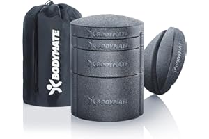 ‎BODYMATE BODYMATE Back Stretcher Set - Stretcher for Back and Chest - Back Stretcher with Height Adjustment - Back Trainer for Opening Chest Muscles and Stretching the Upper and Lower Back