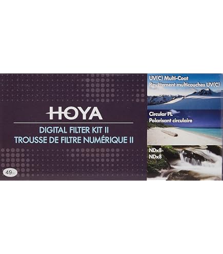 Hoya Kit De Filtres 40.5 Mm UV + Polarisant + ND8 - Étui Inclus Pour Appareil Photo