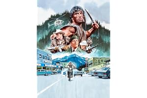 Postercinema Rambo First Blood Cinematic Wall Art – affisch cm 30 x 40