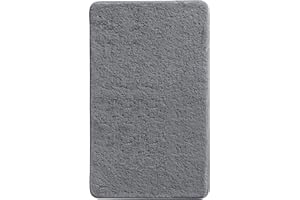 ‎ERWIN MÜLLER Erwin Müller Badematte, Badteppich, Badvorleger Rhodos Uni rutschhemmend anthrazit Größe 60x100 cm - ultraweich, extrem saugfähig, flusenarm