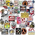 WallDesign 44 Vibrant Gaming Sticker Set for Console & PC Gamers - Mobile, Laptop, PC, Accessories, Gifting - Durable, Laminated, Quality Printed Vinyl for True Hardcore Gamers/Gaming Culture