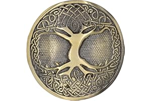 KILT MANIA Celtic Tree of Life Kilt Belt Buckle – Traditional Scottish Design, Antique Finish, Perfect for Kilts