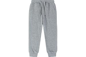 AMOMÍ Pantalón de Deporte Niño Pantalones de chándal Niño Pantalón Deportivos Niño Joggin Termico Elastico Pack 4.5.6.7.8.10.12.14 Años