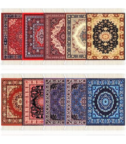 Teppich-Untersetzer Set – 4 Stück, Saugfähig, Mit Gummirücken, 15,2x10,2 Cm