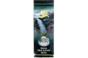 ‎VIETBEANS Trâm Anh Grüntee - Trà Xanh - Kraftvoller und lebhafter vietnamesischer grüner Tee - Erfrischend und vollmundig - 250g