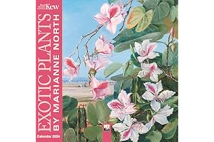 Kew Gardens: Exotic Plants by Marianne North Mini Wall Calendar 2024 (Art Calendar)