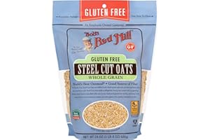 Bob's Red Mill, Gluten Free Steel Cut Oats, Whole Grain, 24 oz (680 g)