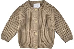 Stellou & friends Baby Cardigan-Strickjacke für Mädchen und Jungen | Unisex Hochwertige und weiche Baby-Kleidung aus 100% Baumwolle - I V, Oeko-TEX Zertifiziert