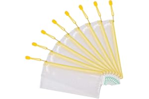 Bolsa multiusos tarifold pvc 250x115 mm apertura superior con cremallera portaboligrafo y correa color amarillo