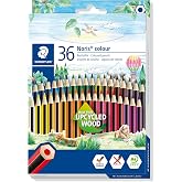 Staedtler Noris 185 CD36 Eco Pencils, Box with 36 Assorted Colours, Multicoloured