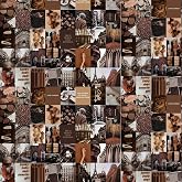 Print Dore Mocha Duvar Kolaj Seti 40 Par&ccedil;a &ndash; Kahverengi Estetik Poster Kartları, Boho Oda Dekor Seti, 15x15 cm, Kutulu Ambala