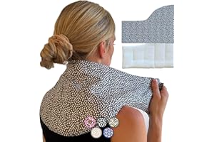 Chill&Rest - Saco de semillas para microondas - saco termico semillas - saco semillas cervicales y cuello - bolsa calor microondas - Modelo Anthracite Gris