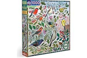 eeBoo- Puzzle ogrodowe dla dorosłych 1000 elementów - ptaki Szkocji, PZTBDS
