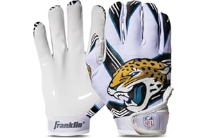 Franklin Sports NFL Team Licensed Youth Football Receiver Gloves (Pair)