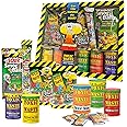 Sour Candy Toxic Waste Sweets - Mega Sour Sweets Selection Sweets Gift Box 639g with Topline Card. Fizzy Sweets Kids Snacks for Stocking Fillers, the Perfect Christmas Gifts Birthday Gifts