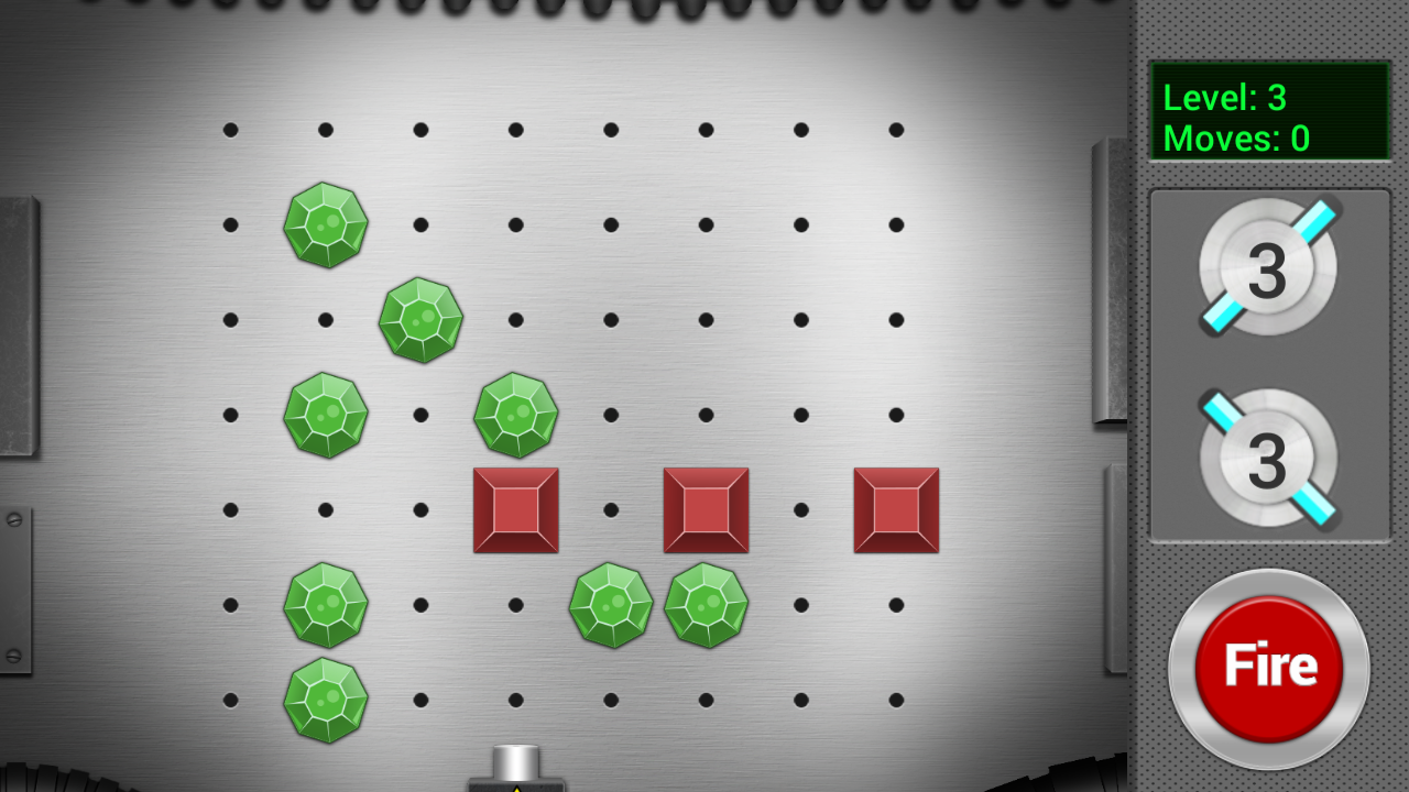 Laser Strike Mirror puzzle in the laser lab crush gems with the