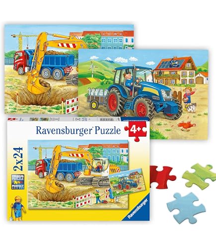 Puzzle Ravensburger Tiptoi - 3 Premiers Puzzles : La Ferme - 3x6 Pièces - Dès 2 Ans