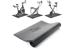 Sunny Health & Fitness Tapis de Protection Antidérapant pour Équipements de Fitness – Idéal pour Tapis de Course, Vélo, Elliptique, Stepper ou Yoga, Tapis de gym antidérapant, Disponible en 4 Tailles