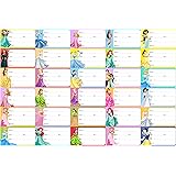 PetNest Princess Series Visual Print Note Books Paper Stickers for Kids (Count 30)