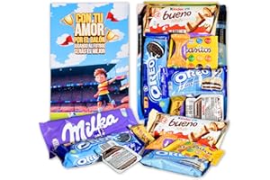 IMPERIAL COAST Chocolates originales para regalar I Bandeja de chocolates | Cartón 100% reciclable | Regalo para Cumpleaños, Fiestas, Sorpresas y Momentos dulces (Fútbol)
