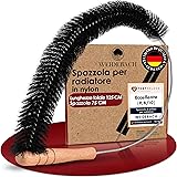 WEIDEBACH® Spazzola Termosifoni da 125 cm / 75 cm, Spazzola Lunga in Nylon Spazzola per la Pulizia dei Termosifoni Senza Peli