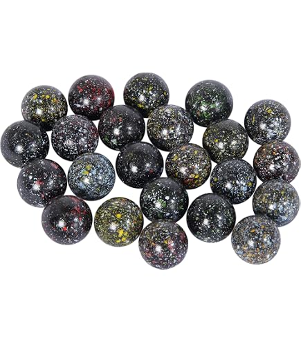 Billes en verre à rayures 30 mm, 6 pcs. (194g) comme cadeaux-publicitaires Sur | N° d′article 466184