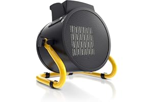 Brandson - Heizlüfter 3000 Watt - Keramik Heizstrahler - Raumtrockner Bautrockner - Turbo Elektroheizgebläse mit Überhitzungsschutz, Extra Stark - für Baustelle Haus Werkstatt Garage Heizgerät