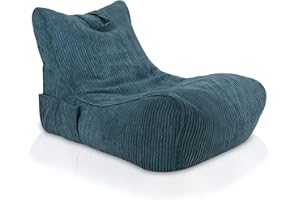 ‎ECOPUF Ecopuf Sitzsack Cord - Sitzsäcke - Bean Bag - Sitzsack mit Füllung zum Kinderzimmer und zum Wohnzimmer - für Erwachsene und Kinder