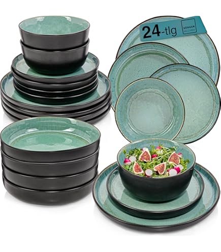 Twinzee 6 Grote Granite Borden - Magnetron- en Vaatwasmachinebestendig - Rivièra Collectie Tafelservies Twinzee 6 Grote Granite Borden - Magnetron- en Vaatwasmachinebestendig - Rivièra Collectie Tafelservies