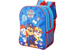 Paw Patrol Backpack | Toddler Backpack | Chase And Marshall Nursery Backpacks | Preschool Backpacks | One Size Blue