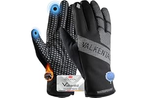 ‎VALKENTAL Valkental - wasserdichte Fahrradhandschuhe - Gepolstert & Griffig - Winterhandschuhe & Übergangshandschuhe - Herren & Damen - mit Touchscreen Funktion