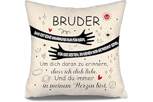 Aosumin Mein Bruder das ist eine Umarmung nur für Dich für die Zeiten in denen wir getrennt sind Kissenbezug für Bruder Hug Geschenk für Bruder Geburtstag Graduierung (Bruder-a)