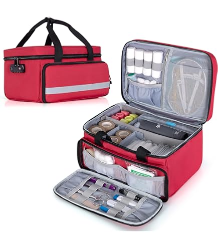 EHBO Tas Fluor Rood - EHBO Tas Fluor Rood - AEROCase | Waterdicht