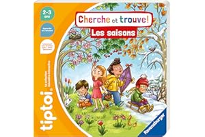 Ravensburger - tiptoi® - Livre interactif - Cherche et trouve - Les saisons - Jeu éducatif électronique, sans écran - A partir de 2 ans - version française - 13099009