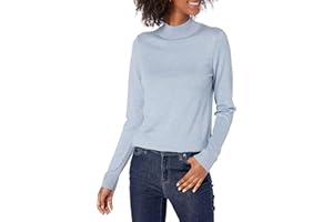 Amazon Essentials Damen Leichter Pullover mit Stehkragen (in Übergröße erhältlich)