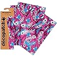 Décopatch - Ref C577O - Purple Peacock Feather Print Paper Pack - Each Sheet 30 x 40cm, Pack of 3 Paper Sheets - Best Used With Décopach Glue & Varnish, Multicoloured