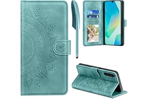 EASDNB Lederhülle für Samsung Galaxy A16 5G/4G Hülle, Handyhülle für Galaxy A16 5G Flip Wallet PU Leder Case [Kartenfach] [Magnet] [Ständer] Klapphülle Schutzhülle für Samsung Galaxy A16, Grün