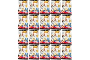 Toptoys2u Bargain Bundles Star Wars Wikkeez Twin Pack Figure Head Party Blind Bags - 20 Paquets fournis