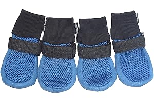 Vibrant Fellow Paw Protector Dog Boots Breathable Protective and Skid-proof Set of 4 Size X-Small