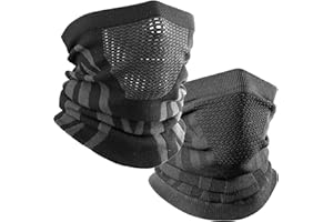 WTACTFUL Zimowy ocieplacz na szyję komin wiatroszczelna maska na twarz kominiarka bandana na narty snowboard